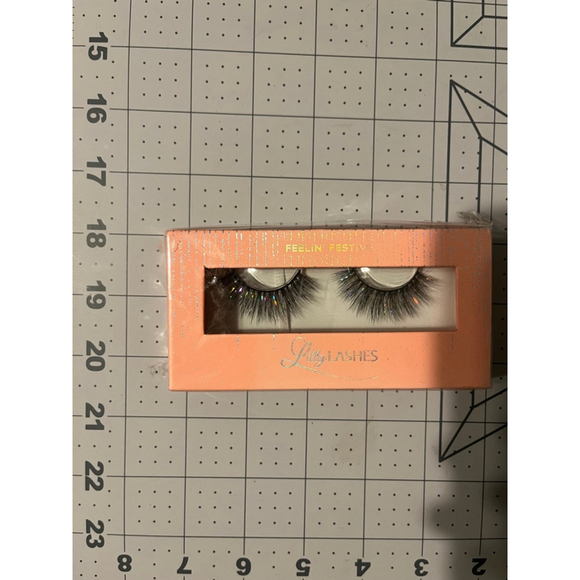 Women's Lilly Lashes False Eyelashes One Size Peach Multi-color - Picture 2 of 3